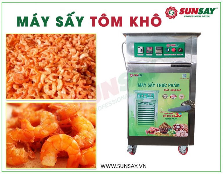 Máy sấy tôm SUNSAY chât lượng cao